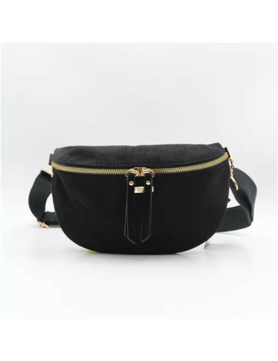 P391- Banane velours Flora & Co (noir)