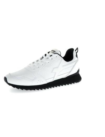 Basket homme - Jet-M E-Calf/reflective Off White - W6YZ