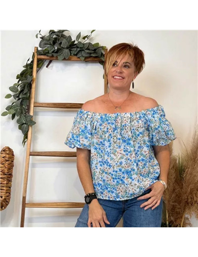 L118- Croptop Liberty (Tu) 🇮🇹 (bleu ciel)