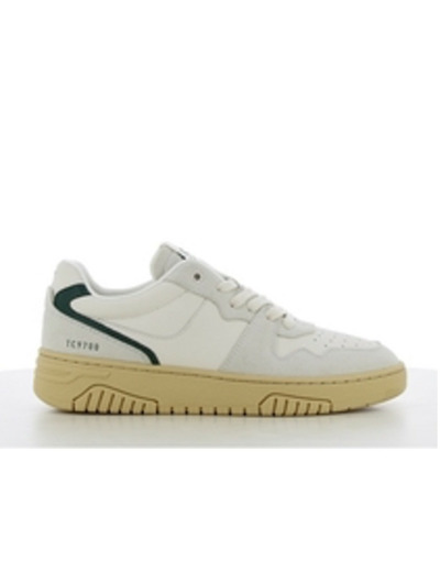 Low Sneakers - Off White / Dark Green - SJ
