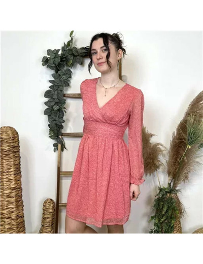L0649- Robe Z-One (T36-T40) (rose pâle)