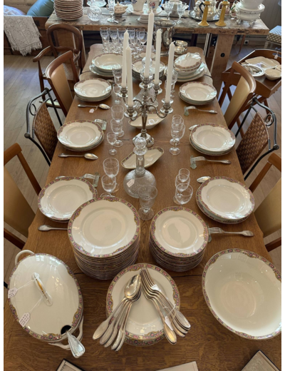 Service de table ancien Baranger Reboisson & Pradet - Limoges