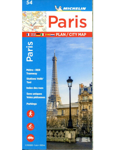 PLANS DE VILLE MICHELIN FRANCE - PLAN PARIS