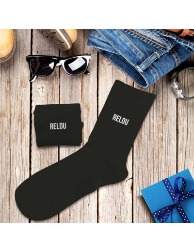 Chaussettes homme noires - Relou