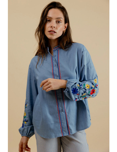 Teresa - Chemise avec broderie