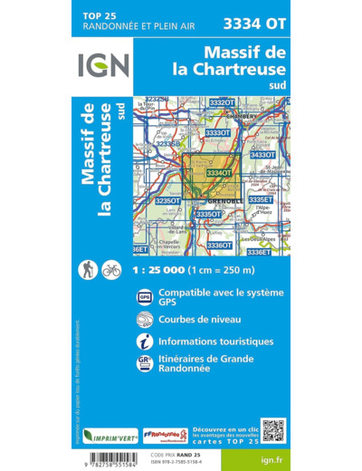 3334OT MASSIF CHARTREUSE SUD