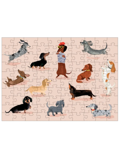 Puzzle Mini Cartesdart Teckels