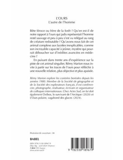 L'OURS - L'AUTRE DE L'HOMME