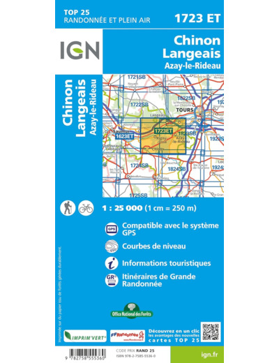 1723ET CHINON - LANGEAIS AZAY-LE-RIDEAU