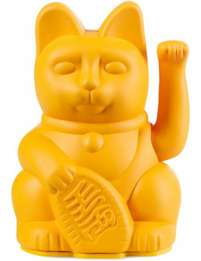 DONKEY Lucky Cat jaune Porte bonheur Japonais Jaune