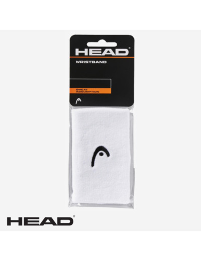 HEAD POIGNET ÉPONGE 5‘’ White