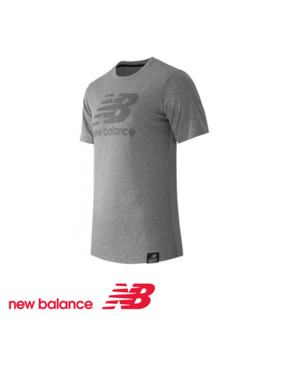 NEW BALANCE TEE-SHIRT ATHLÉTIC Grey