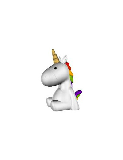 VEILLEUSE LICORNE MULTICOLORE