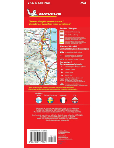 CARTE NATIONALE FINLANDE / FINLAND