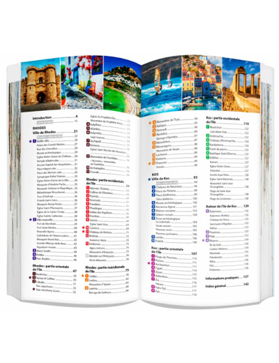 RHODES ET KOS (GUIDE LIGHT)