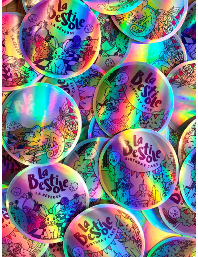 Stickers holographique collector