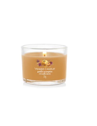 Bougie YankeeCandle Petite Votive Citrouille dorée