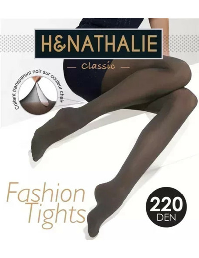 V337- Collant H.N. 220 den (noir)
