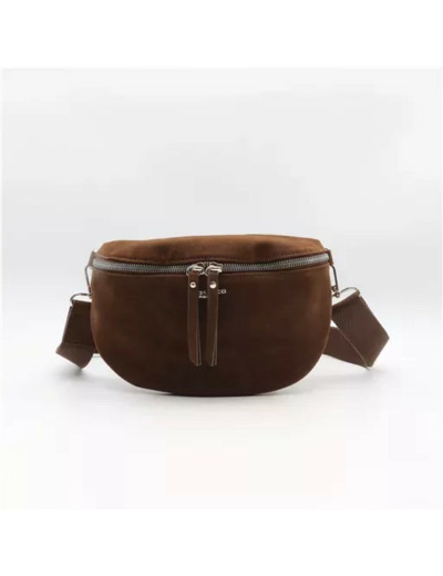 P394- Banane aspect Daim Flora & Co (marron)