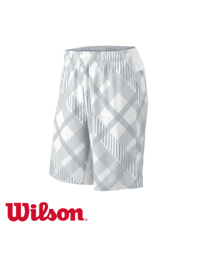 WILSON BRUSH PLAID 8 SHORT White