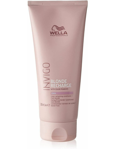 Wemlz|#Wella Professionals Wella Professionals Invigo Conditionneur Blonde Recharge, Conditionneur Cool Blonde, 200ml 0.18 Kilograms