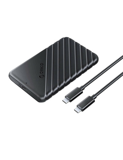 Boitier externe 2.5 type-C - noir