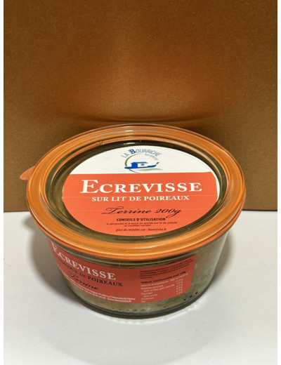 Terrine d’écrevisse sur lit de St Jacques au Wisky "La Bourriche aux Appétits" (200g)