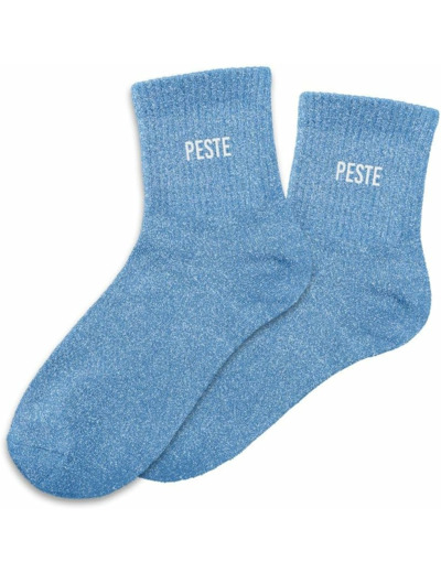 Chaussettes paillettes peste