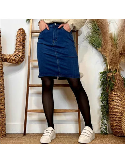 L721- Jupe jean Voggo (T36-T44) (denim)