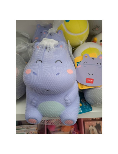 Anti stress Hippopotame Legami parfum fraise.